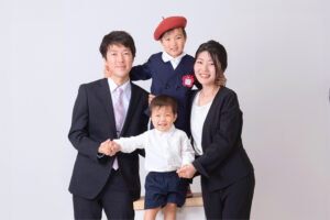 家族写真撮影